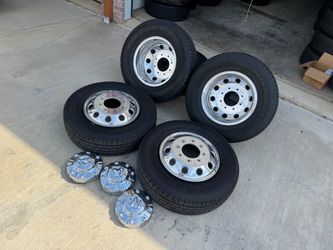 17” dodge ram 3500 dually oem wheels tires