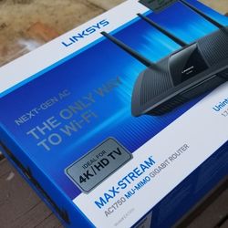 Max-Stream AC1750 MU-MIMO GIGABIT ROUTER.