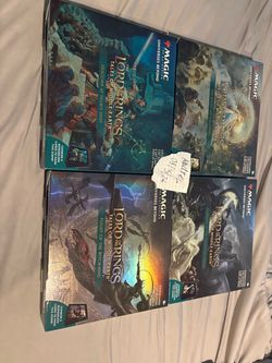 8 UNITS: Magic the Gathering: Lord of the Rings Tales of Middle-earth Scene Boxes (Set-of 4)
