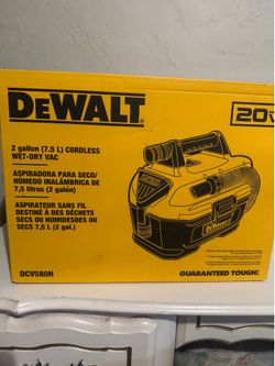DeWALT Cordless wet-dry VAC