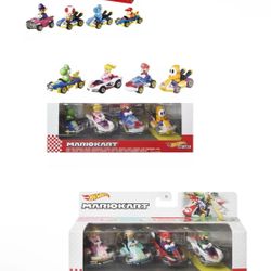 Hot Wheels Mario Kart 4-Packs! Each pack contains four die-cast - 12 Cars Total