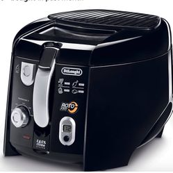 Used D895 DeLonghi /Roto Deep Fryer, Black