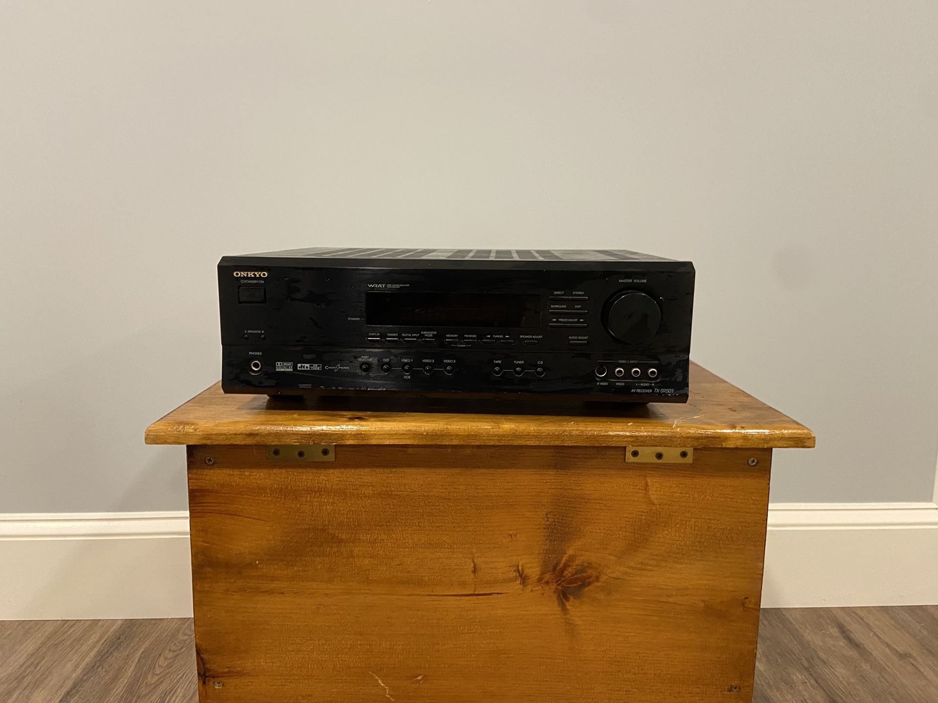 Onkyo TX-SR501 6.1 home theater receiver (remote not included )