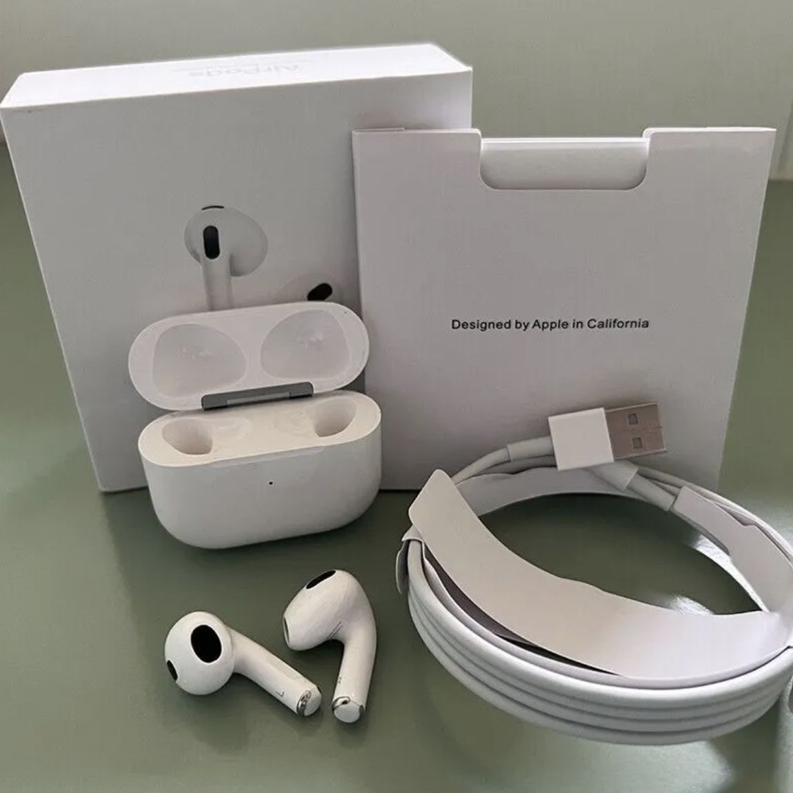 Apple AirPods Pro 3nd Generation with MagSafe Wireless Charging Case - White