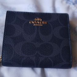 Coach Canvas Signature Small Wallet