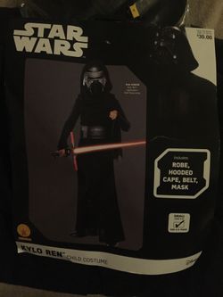 New!! Star Wars Costume kids small 4-6