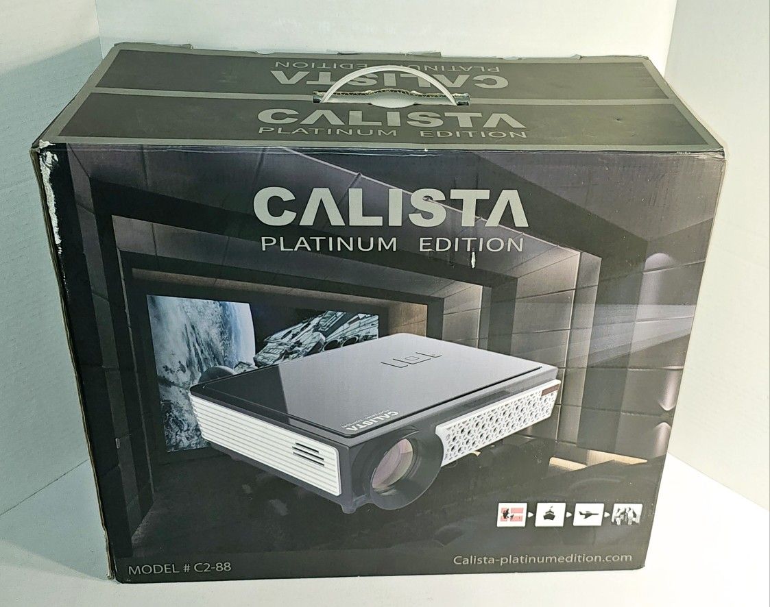 CALISTA PLATINUM SERIES LED PROJECTOR w/Accessories