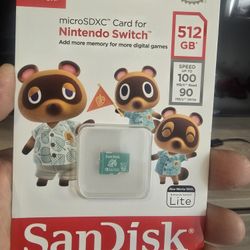 Micro SD Card Nintendo Switch 512 GB 