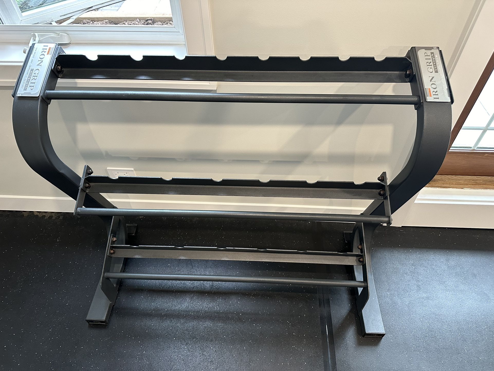 Iron Grip Rack Gym Dumbbells 