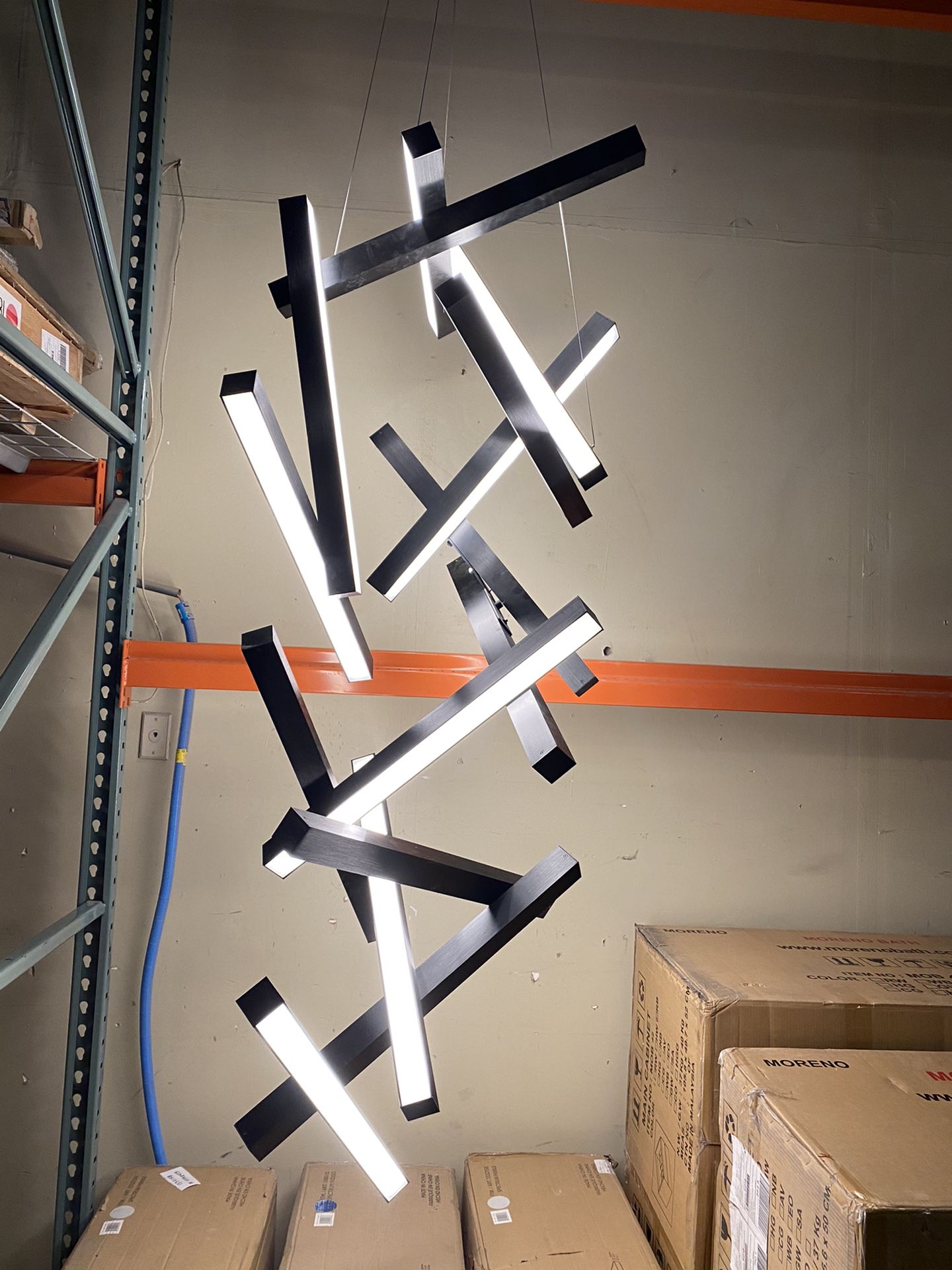 6Ft Chaos 15 Geometric Chandelier NEW Wayfair