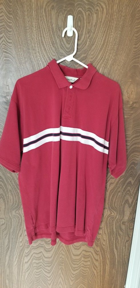 Eddie Bauer Lg Mens Golf Shirt