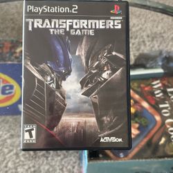 Ps2 Transformers The Game 
