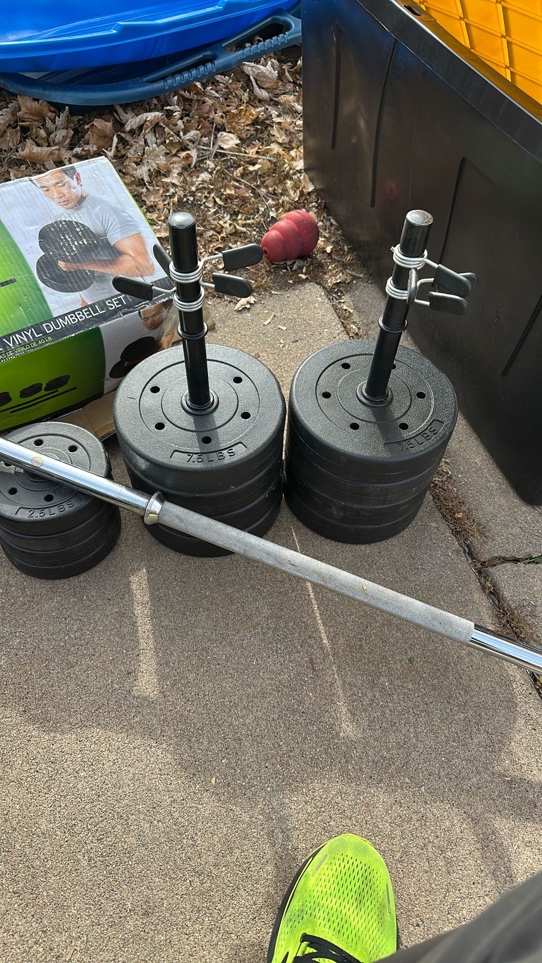 Golds Gym Vinyl Dumbbell Set