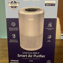 Levoit Core 200S-P Smart True HEPA Air Purifier - Gray