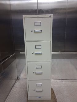 Metal File Cabinet With Key small scratches