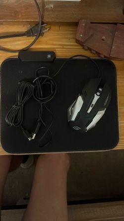 Led Mousepad With Mouse