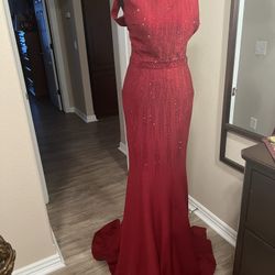 Red Sparkly Dress