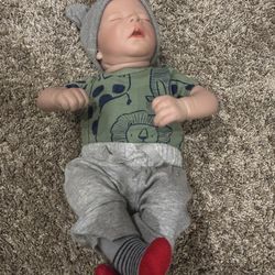 Realistic Reborn Baby Doll and Accessories 