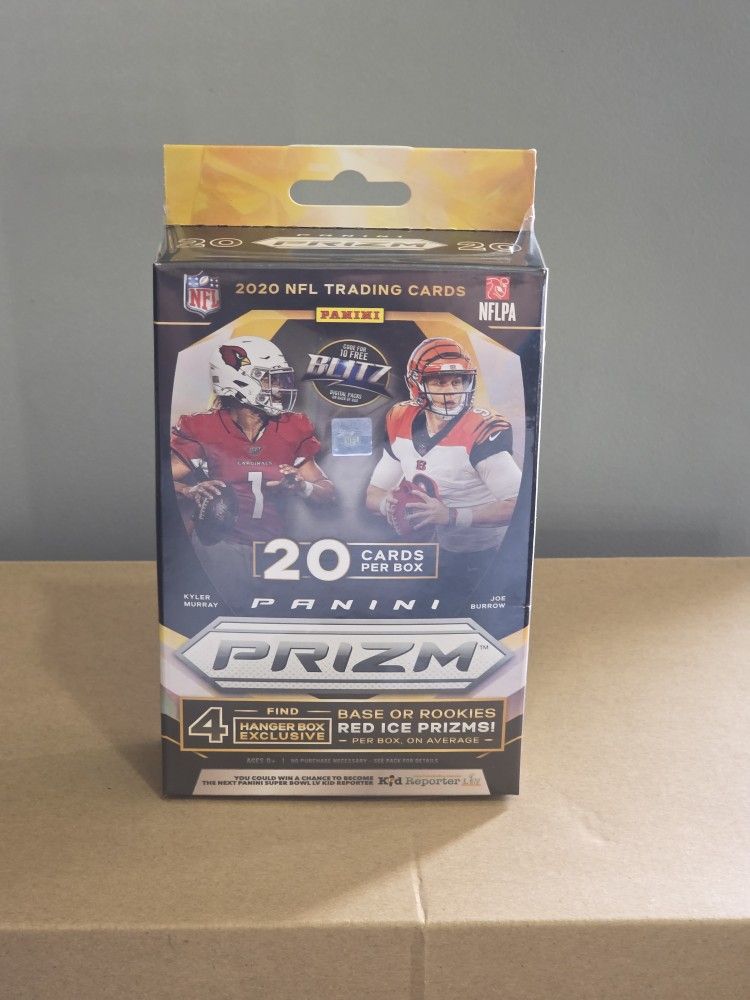 2020 Panini Prizm Football Hanger Box (Walmart Red Ice) Sealed
