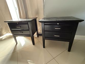 2 city furniture night stand $59 each