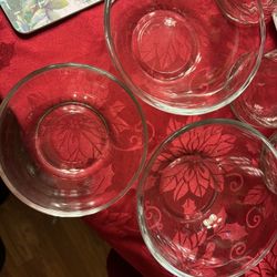Set Of 3 Glass Bowls
