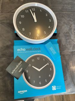 Echo wall Clock