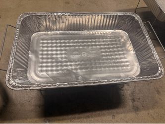 5 Sets of aluminum trays and stand you can buy new trays