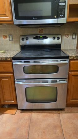 Maytag Stainless Steel Double Oven Electric Range