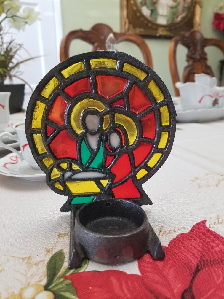 Nativity Scene Candle Holder