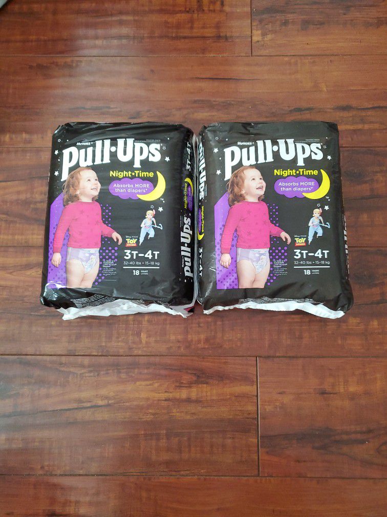 Pull•Ups Night Time Training  Diapers: 3T-4T 18 Count (2 For $15)
