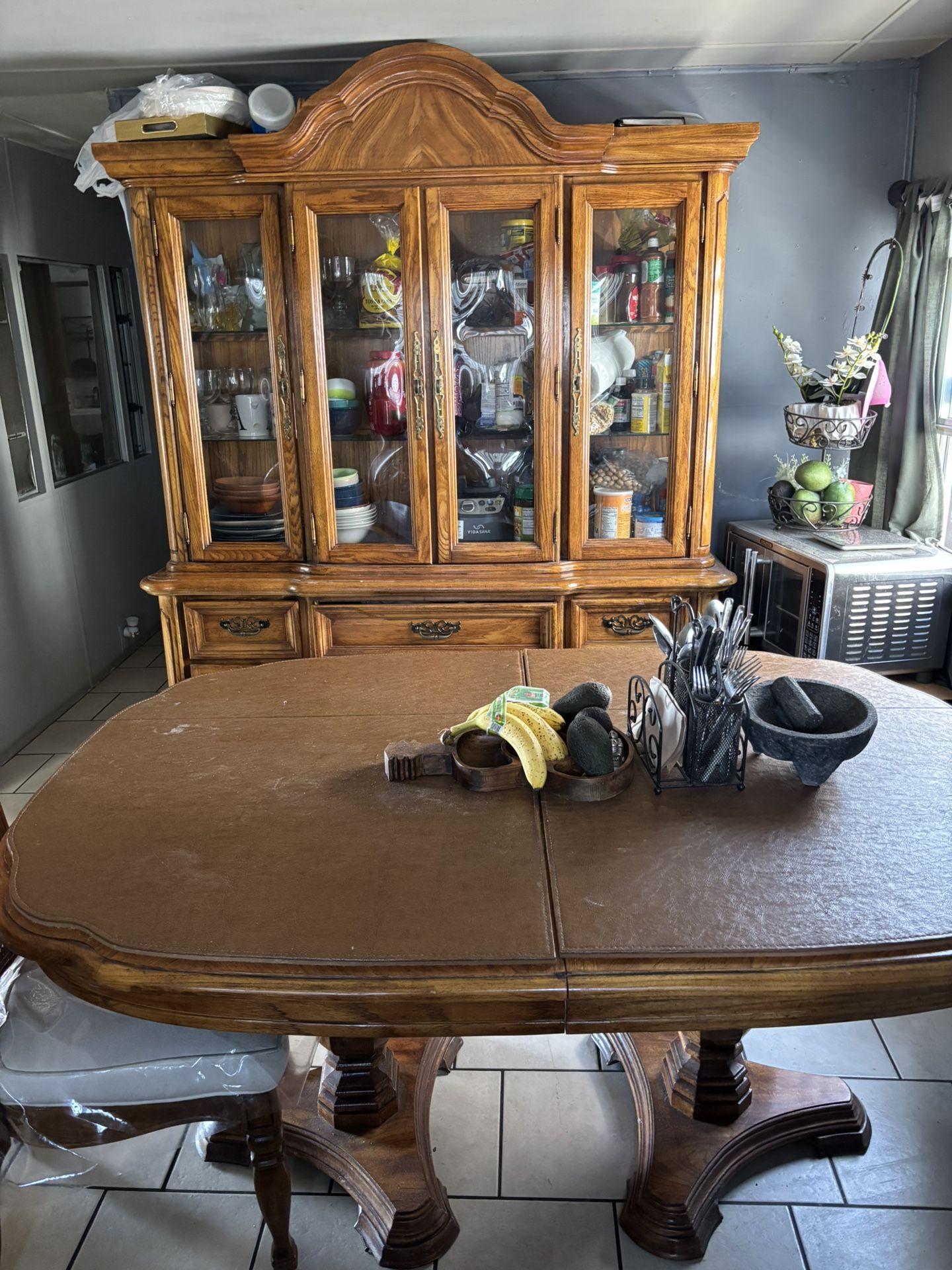 Comedor De 6 Silas Con Chinera