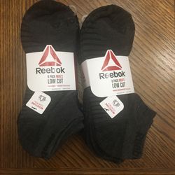 NWT Reebok Low Cut socks 12 Pairs