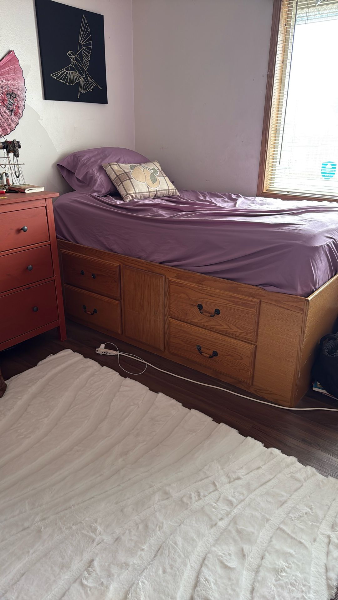 Kids Twin Mattress And Whole Bed Fram
