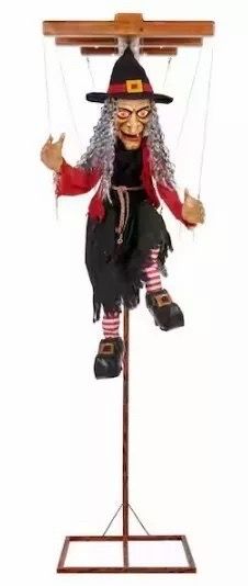 Home Depot Halloween Animatronic Marionette Witch