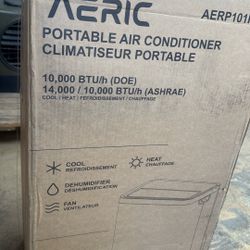 AERIC 10,000 BTU (DOE) Portable Air Conditioner with Supplemental Heating
