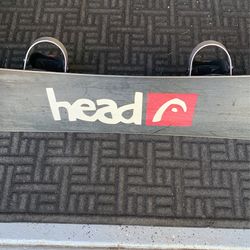 Snowboard and bindings