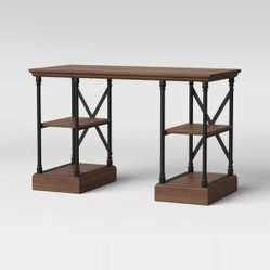 Conway Wood Writing Desk with Storage - Threshold