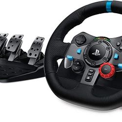 Logitech G920 wheel, pedal, and shifter