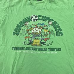 Johnny Cupcakes x TMNT Collab Shirt | Size Large
