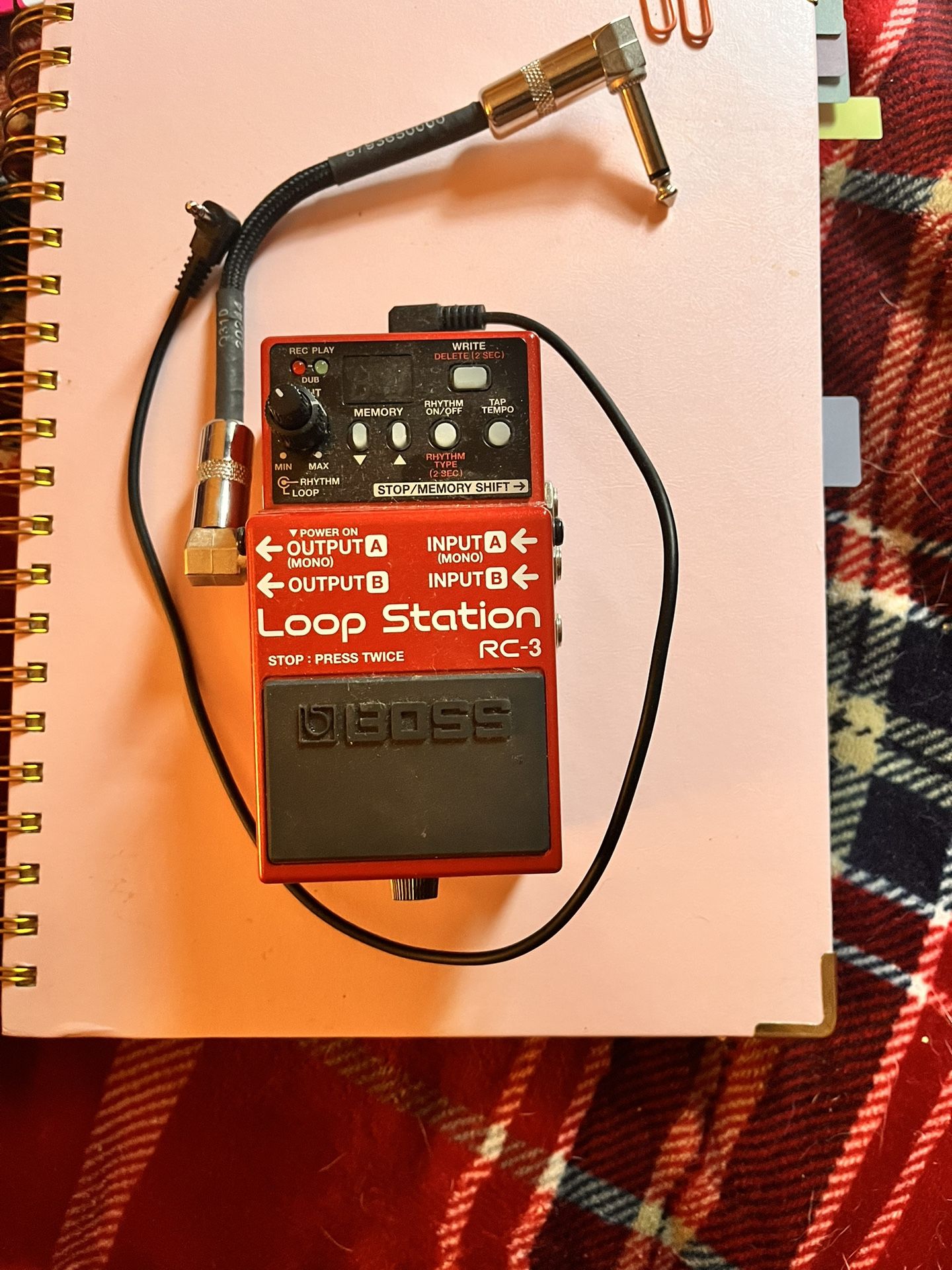 LOOP STATION PEDAL FROM BOSS