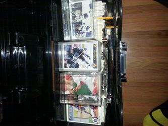 Hockey and baseball cards