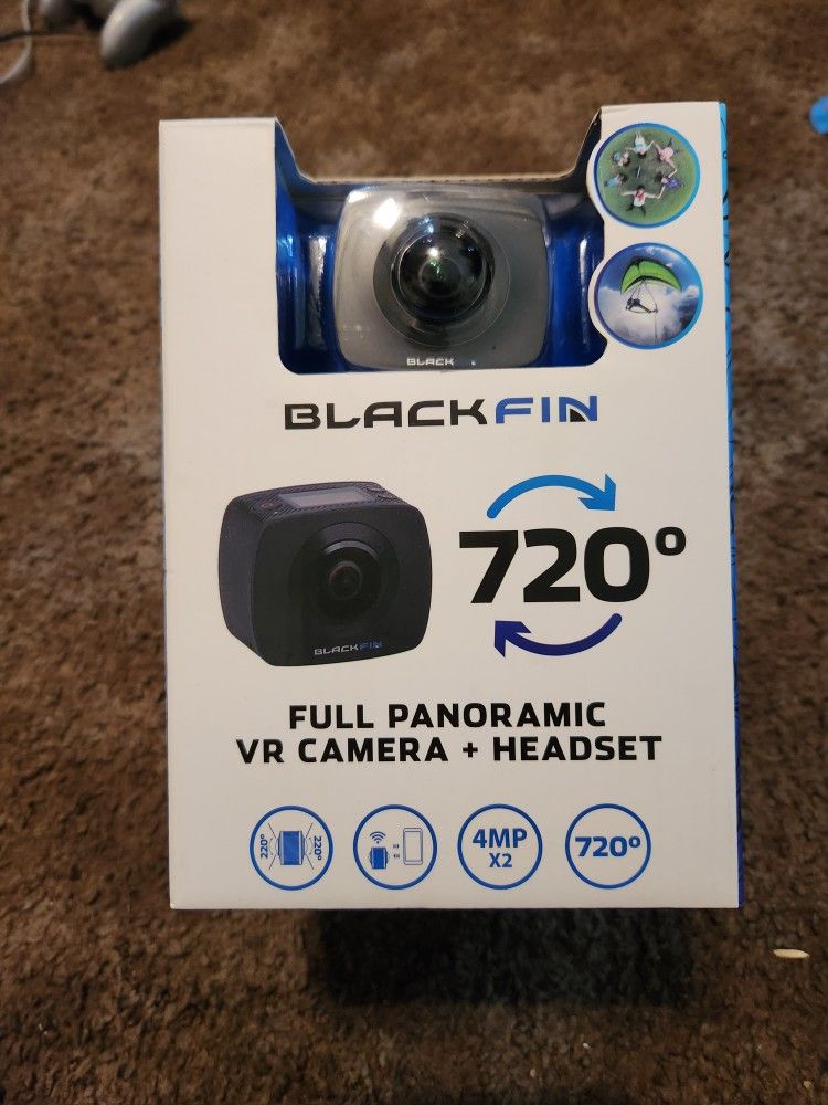 BRAND NEW BLACKFIN 720 Full Panoramic VR Camera and Headset BF-720AM
