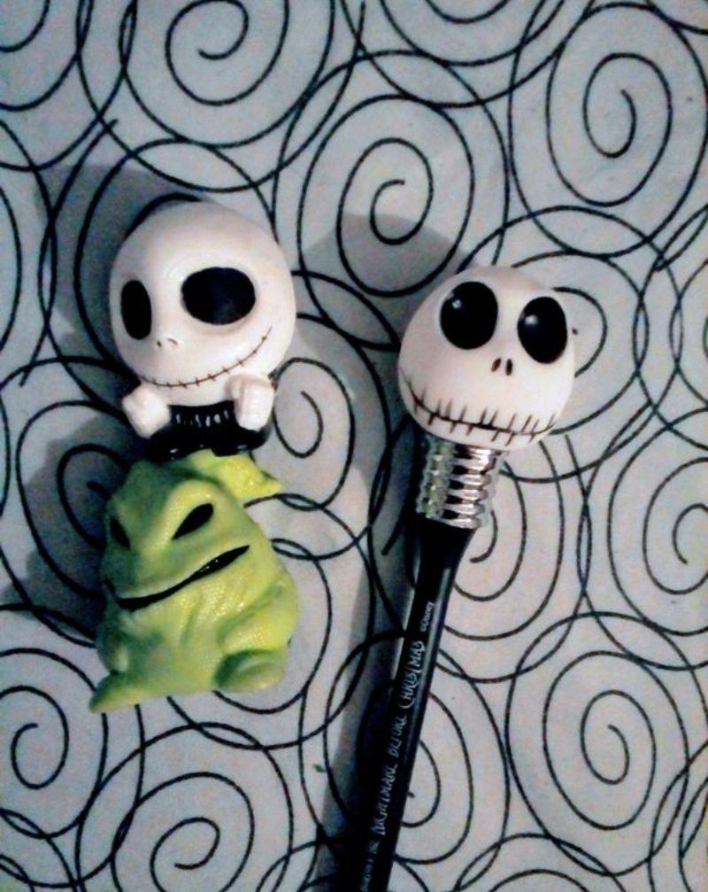 Disney Nightmare Before Christmas Light Up Pin And Squishies