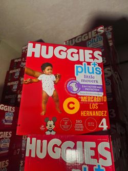 Huggies Size 4 Little Movers 180Pañales Diapers❗️Nuevos