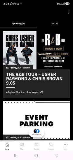 Usher and Chris Brown