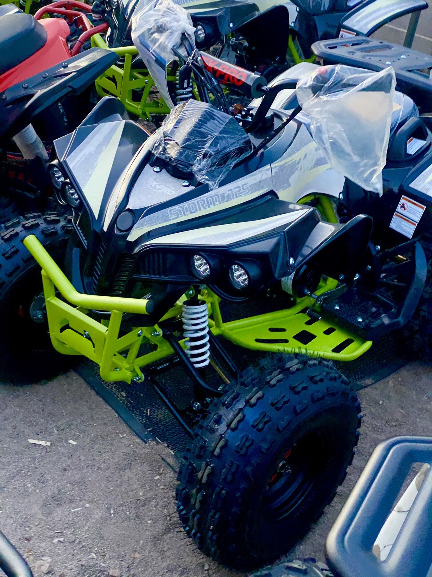 🚨Brand New ATV Quad 4 Wheeler for ADULT 125cc w/ LED lights & Title on Hand