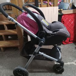 Evenflo Girls Stroller, Carseat And Carriage. 