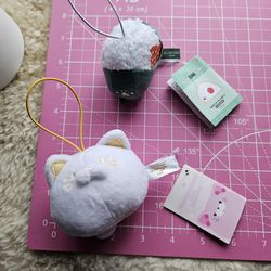 KORONEKO ANGEL MASCOT PLUSH KEYCHAINS/CHARMS + Freebie Mascot Plush Keychain