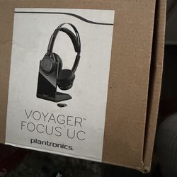 Poly Voyager Focus UC Wireless Headset w/ Charging Stand