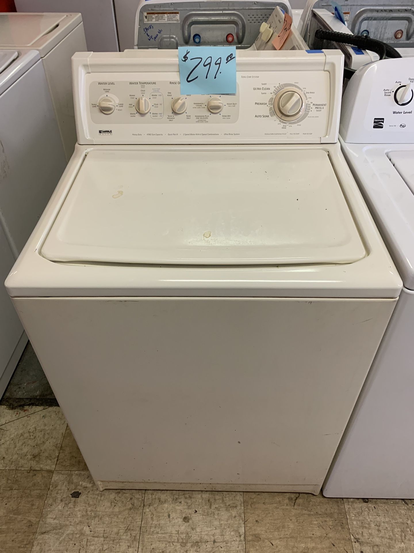 Kenmore Washing Machine Washer Super Size Excellent ..